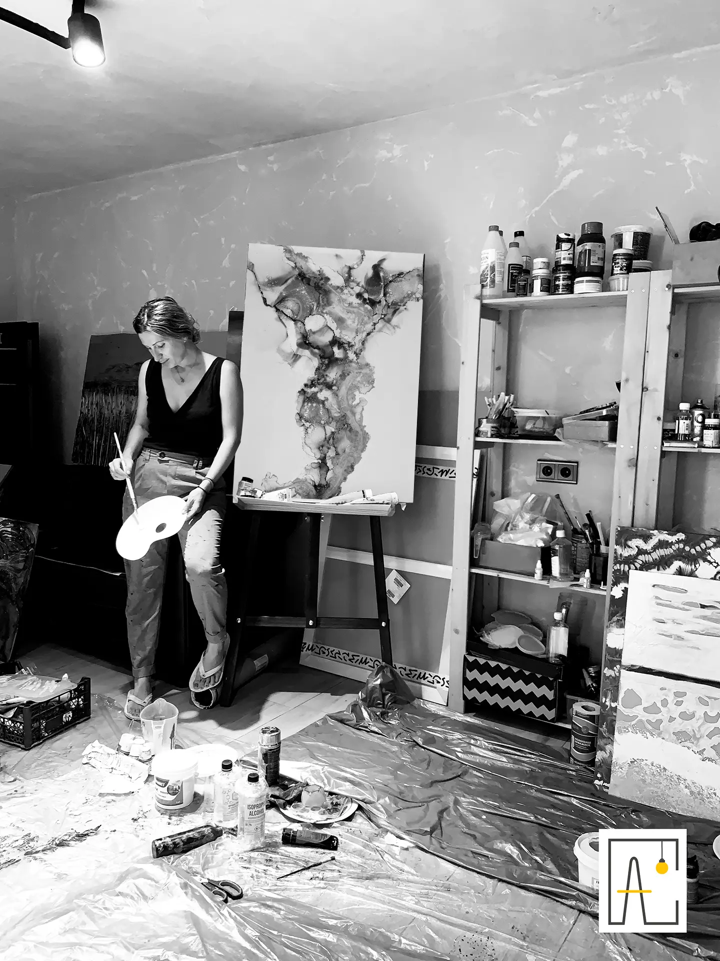 Portrait of interior designer